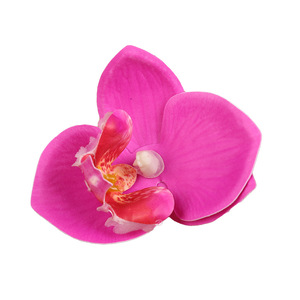 ดอกกล้วยไม้ฟาแลนนอปซิสประดิษฐ์จาก Yiwu Datuo ขนาด 6 นิ้ว สีขาวลายจุด สีเหลือง สีชมพู สีขาวนม สำหรับตกแต่งงานแต่งงาน - Product Image 5