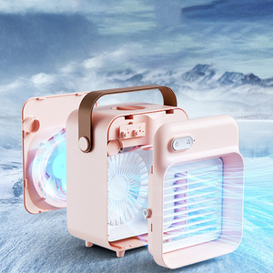 Nuevo Ventilador de <span class=keywords><strong>Aire</strong></span> <span class=keywords><strong>Acondicionado</strong></span> Portátil Pequeño de Escritorio, Ventilador Eléctrico USB Recargable con Humidificador en Spray, Ventilador de Refrigeración de <span class=keywords><strong>Aire</strong></span> para el Hogar con Asa - Product Image 4