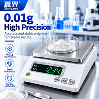 Balance numérique de laboratoire haute précision 0,01 g pour la pesée analytique professionnelle de l'or, des bijoux et de la recherche