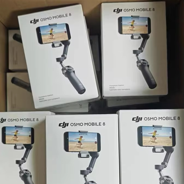 Original Osmo Mobile 8 Handheld Gimbal Stabilizer Native Tracking With Audio & Lighting Seamless 360° Pan Rotation Every Angle