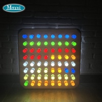 Panel de Luces LED Sensoriales, Equipo de Entrenamiento de Habilidades Visuales y Motoras para Terapia del Autismo, Sala Sensorial