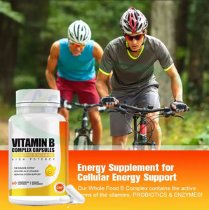 Ausreson OEM كبسولات فيتامين ب المعقدة لتعزيز الطاقة مكملات فيتامين B1 B2 B6 B12 كبسولات فيتامين ب المعقدة - Product Image 3