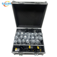 Équipement d'éclairage de scène professionnel, lumière LED Pinspot à zoom 10W blanc chaud, alimentée par batterie, avec aimant pour mariage, événement, club