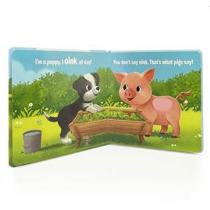 Prix de gros <span class=keywords><strong>livre</strong></span> sensoriel pour l'apprentissage précoce des bébés font des chiots écouter toucher et sentir avec des sons d'animaux de la ferme <span class=keywords><strong>livre</strong></span> sonore pour bébé - Product Image 3