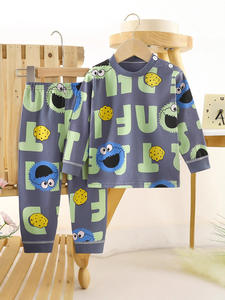 Conjunto <span class=keywords><strong>de</strong></span> <span class=keywords><strong>Ropa</strong></span> Interior Infantil 100% Algodón Otoño Niños Niñas Estilo Casual Patrones <span class=keywords><strong>de</strong></span> Animales/Dibujos Animados/Puntos Pantalones Largos - Product Image 4