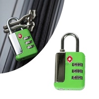 Cadenas à combinaison TSA pour voyage en extérieur, code à 3 chiffres, étanche, en alliage de zinc, pour sac de camping, valise, armoire de rangement, casier