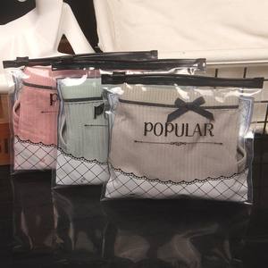 Bolsa de embalaje con cierre zip personalizada para ropa interior femenina, sujetadores, protector solar, mascarillas, calcetines, juguetes pequeños y prendas de vestir. - Product Image 1