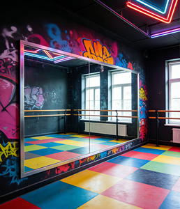 Miroir de gym pleine longueur, directement de l'usine, pour l'entraînement de <span class=keywords><strong>musculation</strong></span> - Product Image 2