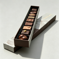 Boîte à dattes de luxe personnalisée haut de gamme de Dubaï, emballage élégant pour dattes, Ramadan, petites boîtes à chocolat pour mariage