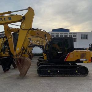Escavatore Cingolato SANY SY135C da 13 Tonnellate con Componenti Motore Principali Prodotti in Cina per Lavori Edili, Paesaggistici e Comunali - Product Image 4