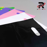 Sacs en plastique personnalisés de remerciement en stock – Sacs de courses en plastique pour la vente au détail destinés aux petites entreprises