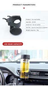 B1101 <b>Car</b> Cup Holder <b>Car</b> air Conditioner Vent <b>Car</b> Cup Tray Holder <b>Table</b> air Vent Plastic Promotion Gift OEM CE Holder for Drink - Product Image 4