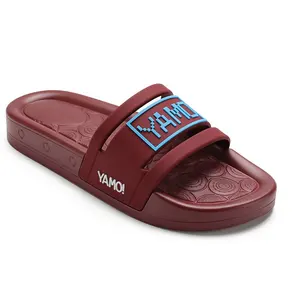 Xsheng sandal pantai luar ruangan sandal jepit sublimasi Pvc sesuaikan slide Anda sendiri dengan Logo slide merah muda ringan