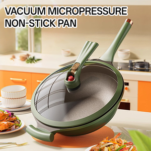 Nueva Sartén a Presión Antiadherente con Diseño Innovador, Construcción de Aleación de Aluminio, <span class=keywords><strong>Wok</strong></span> <span class=keywords><strong>para</strong></span> Freír Más Rápido y Ecológico - Product Image 2