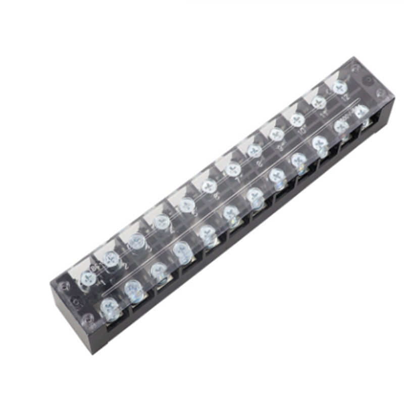 TBC Series Terminal Block Row 60A Connection Lug Plate, Covered