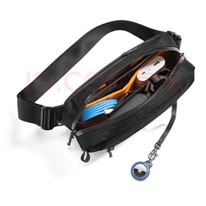 Vente en gros de sac banane avec logo personnalisé Matériau en polyester souple <span class=keywords><strong>Dessin</strong></span> <span class=keywords><strong>animé</strong></span> Noir Rouge Blanc Couleurs néon pour hommes Femmes Enfants Utilisation fitness - Product Image 2