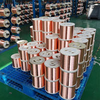 Fil de cuivre pur de haute qualité / Fil de cuivre sans oxygène 0,05 mm/0,12 mm/0,4 mm/0,6 mm/0,8 mm Matières premières fabriquées en Chine