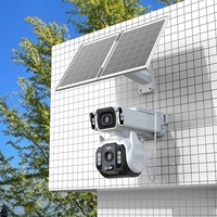 ODM 4G LTE 4MP CMOS Dome Security Camera Pan/Tilt Two-Way Audio Human Motion Tracking Full Color Night Vision IP66 Cloud SD Card