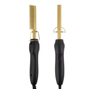 Peigne chauffant électrique USB haute température 2026, nouveau modèle, fonction de pressage à chaud pour boucler et lisser les cheveux, usage domestique, vente chaude - Product Image 2