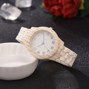 Montre à quartz de luxe abordable populaire, montre décontractée classique de niche avec cadran en bois - Product Image 3