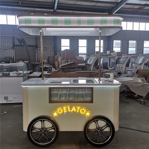 2025 New Type Italian Ice Cream Cart Tricycles With Gelato Machine Ice Cream Tricycle - Product Image 5