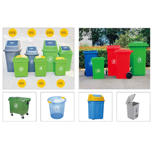 Garbage Bin Mould New Design Household Injection Plastic Garbage Storage Bin Mould