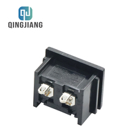 Prise électrique industrielle IEC C8, rallonge, 7A 250V 2.5A 125V AC, prise mâle 2 broches