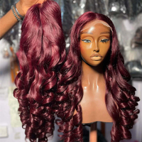 Wig rambut manusia keriting goyang wig India grosir harga rendah wig Frontal untuk rambut bayi transparan HD renda wig untuk WANITA HITAM