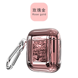 Estuche Rígido de PC Electrochapado con Diseño Personalizado a Precio de Fábrica para Auriculares Inalámbricos <span class=keywords><strong>Apple</strong></span> 1 2 - Product Image 1