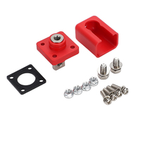 Connecteur de batterie CHENF à courant élevé en cuivre PA66, raccord fileté, orientation droite/à angle droit, broche rouge/noire