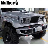 Pour Jeep Wrangler JK 2007 Maiker tout-terrain rétro avant rétro Kits de carrosserie garde-boue pare-chocs capot 4x4 accessoire