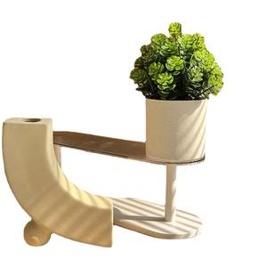 प्लास्टिक सिम्युलेटेड बोन्साई फूल पोटेड प्लांट ऑफिस डेस्कटॉप लिविंग रूम नेordic लक्जरी इंस्टैग्राम एक्सेसरीज़ फोटोग्राफी प्रोप्स - Product Image 5