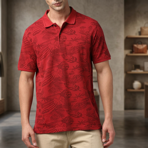 Chemises pour hommes à motif léopard personnalisables ODM de haute qualité, vente chaude, respirantes, style vintage décontracté - Product Image 3