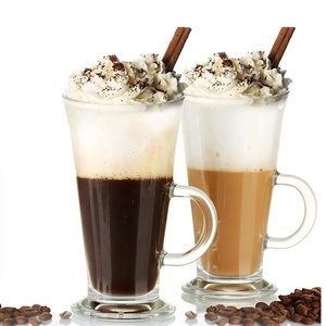 Produttore di 270ml tazza da caffè irlandese con logo tazza da caffè in vetro con manico campioni gratuiti qualità premium - Product Image 1