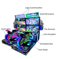 Machine de jeu de moto dynamique pour deux joueurs Cool Dragon, vente directe d'usine, personnalisation prise en charge
