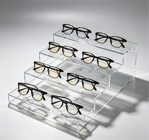 Présentoir Moderne en Acrylique pour Lunettes de Soleil, Support de Comptoir Étagéré pour <span class=keywords><strong>Magasin</strong></span> d'Optique et Commerce de Détail - Product Image 3