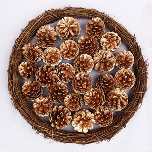 10 couronnes en rotin <span class=keywords><strong>de</strong></span> vignes naturelles, anneaux en osier séchée, pour noël, pour fête, vente en gros - Product Image 6