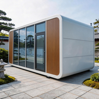 Cabine mobile Apple de 40 pieds certifiée CE, maison préfabriquée personnalisable pour le glamping, la villa ou l'espace de travail
