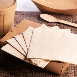 Fábrica al por mayor 100% poliéster Color sólido tejido liso servilleta de mesa para Hotel boda fiesta restaurante desechable barato - Product Image 2