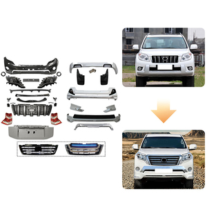 Kit de conversion pour Prado 2016, pare-chocs avant, phares, calandre, accessoires de mise <span class=keywords><strong>à</strong></span> niveau pour Toyota Prado FJ150 modèle 2010-2015 - Product Image 1
