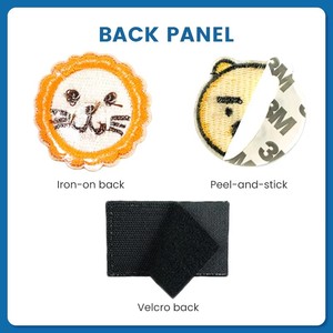 Full Embroidery Custom Embroidered <strong>Patch</strong> for Pants Hook and Loop Backing Chenille 3D <strong>Patch</strong> Heat Press <strong>Patches</strong> - Product Image 5