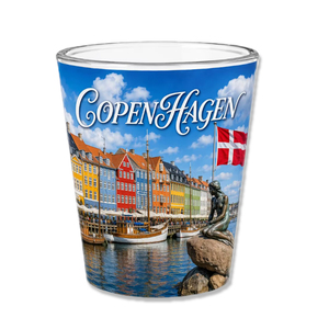 Vasos de Chupito Personalizados OEM ODM con Impresión Completa, Recuerdo de <span class=keywords><strong>Copenhague</strong></span>, Dinamarca - Product Image 1