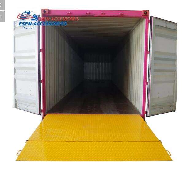 High Strength Steel SPA-H Structure 40ft Container Loading Platform and ...