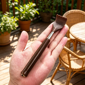 Multifunctional <b>Back</b> <b>Scratcher</b> Telescopic Stainless Steel Itchy Relief Self Help Tool - Product Image 1