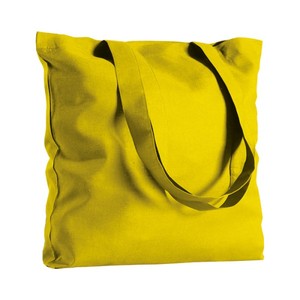 Bolsa de Compras Personalizable Myrtle, 280g, Algodón Amarillo, Grande, para Uso Diario, con Asa para el Hombro - Product Image 1
