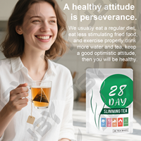 Thé aux herbes naturelles JBY Factory Supply pour stimuler le métabolisme, réguler l'appétit et maintenir le bien-être, thé pour perdre du poids en 28 jours