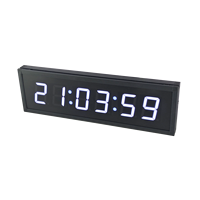 Schulstandard Wandmontierte Digitale Mutteruhr NTP-Server Synchronisiertes System Metallisches Rotes Design Kalenderfunktion Tischuhren