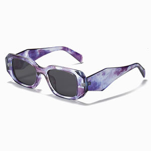 2025 diseñador famoso cuadrado marca privada marcas Lunette <span class=keywords><strong>De</strong></span> Soleil diseñador marcas sombra personalizada gafas <span class=keywords><strong>de</strong></span> sol <span class=keywords><strong>de</strong></span> lujo para mujeres - Product Image 4