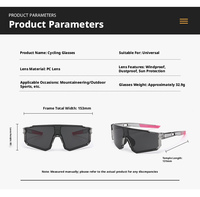 Lunettes de soleil sportives rose pastel avec logo personnalisé, lunettes de cyclisme rose, lunettes de sport anti-vent pour la course à pied, le baseball et la randonnée