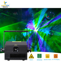 Spectacle de lumière laser couleur d'animation RVB 10W pour scène de mariage de boîte de nuit DJ Disco